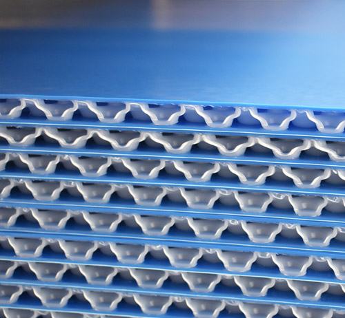 藍(lán)板夾心蜂窩板